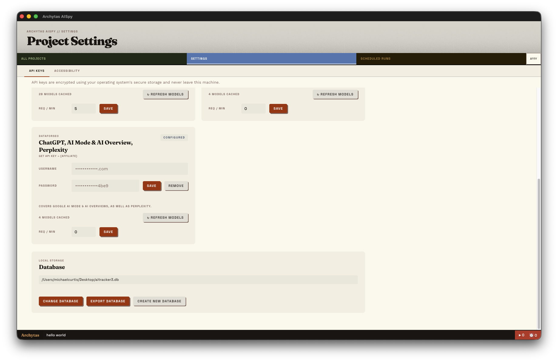 Database Integration